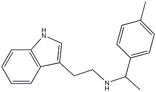 [2-(1H-indol-3-yl)ethyl][1-(4-methylphenyl)ethyl]amine Structure