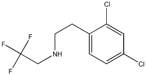 [2-(2,4-dichlorophenyl)ethyl](2,2,2-trifluoroethyl)amine 구조식 이미지