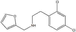 [2-(2,4-dichlorophenyl)ethyl](furan-2-ylmethyl)amine 구조식 이미지