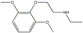 [2-(2,6-dimethoxyphenoxy)ethyl](ethyl)amine 구조식 이미지