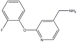 [2-(2-fluorophenoxy)pyridin-4-yl]methylamine 구조식 이미지