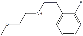 [2-(2-fluorophenyl)ethyl](2-methoxyethyl)amine 구조식 이미지