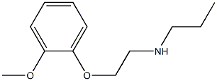 [2-(2-methoxyphenoxy)ethyl](propyl)amine 구조식 이미지