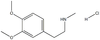 [2-(3,4-dimethoxyphenyl)ethyl](methyl)amine hydrochloride Structure