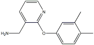 [2-(3,4-dimethylphenoxy)pyridin-3-yl]methylamine Structure