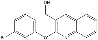 [2-(3-bromophenoxy)quinolin-3-yl]methanol 구조식 이미지