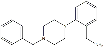 [2-(4-benzylpiperazin-1-yl)phenyl]methanamine 구조식 이미지