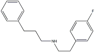 [2-(4-fluorophenyl)ethyl](3-phenylpropyl)amine 구조식 이미지