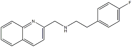 [2-(4-fluorophenyl)ethyl](quinolin-2-ylmethyl)amine 구조식 이미지
