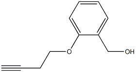 [2-(but-3-yn-1-yloxy)phenyl]methanol Structure