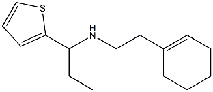 [2-(cyclohex-1-en-1-yl)ethyl][1-(thiophen-2-yl)propyl]amine 구조식 이미지