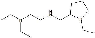 [2-(diethylamino)ethyl][(1-ethylpyrrolidin-2-yl)methyl]amine Structure