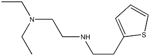 [2-(diethylamino)ethyl][2-(thiophen-2-yl)ethyl]amine 구조식 이미지