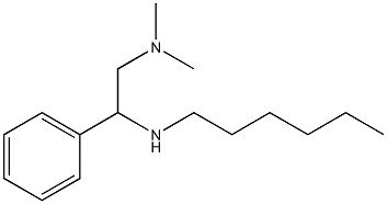 [2-(dimethylamino)-1-phenylethyl](hexyl)amine Structure