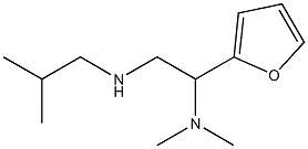 [2-(dimethylamino)-2-(furan-2-yl)ethyl](2-methylpropyl)amine 구조식 이미지