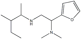 [2-(dimethylamino)-2-(furan-2-yl)ethyl](3-methylpentan-2-yl)amine Structure