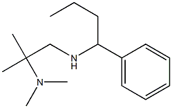 [2-(dimethylamino)-2-methylpropyl](1-phenylbutyl)amine Structure