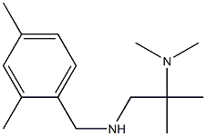 [2-(dimethylamino)-2-methylpropyl][(2,4-dimethylphenyl)methyl]amine Structure