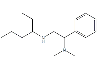 [2-(dimethylamino)-2-phenylethyl](heptan-4-yl)amine Structure