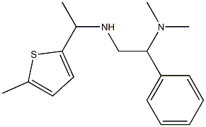 [2-(dimethylamino)-2-phenylethyl][1-(5-methylthiophen-2-yl)ethyl]amine 구조식 이미지