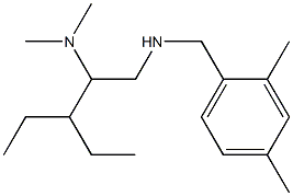 [2-(dimethylamino)-3-ethylpentyl][(2,4-dimethylphenyl)methyl]amine 구조식 이미지