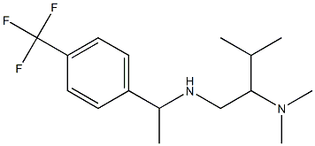 [2-(dimethylamino)-3-methylbutyl]({1-[4-(trifluoromethyl)phenyl]ethyl})amine 구조식 이미지