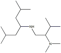 [2-(dimethylamino)-3-methylbutyl](2,6-dimethylheptan-4-yl)amine Structure