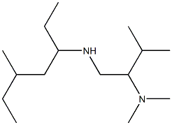 [2-(dimethylamino)-3-methylbutyl](5-methylheptan-3-yl)amine Structure