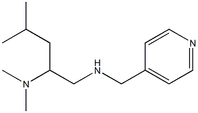 [2-(dimethylamino)-4-methylpentyl](pyridin-4-ylmethyl)amine 구조식 이미지