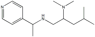 [2-(dimethylamino)-4-methylpentyl][1-(pyridin-4-yl)ethyl]amine 구조식 이미지