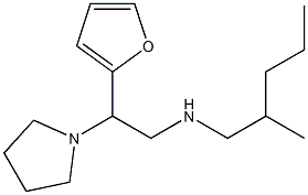 [2-(furan-2-yl)-2-(pyrrolidin-1-yl)ethyl](2-methylpentyl)amine Structure