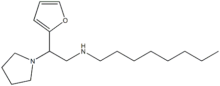 [2-(furan-2-yl)-2-(pyrrolidin-1-yl)ethyl](octyl)amine 구조식 이미지