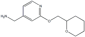 [2-(oxan-2-ylmethoxy)pyridin-4-yl]methanamine 구조식 이미지
