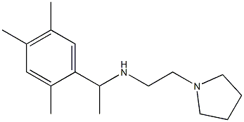 [2-(pyrrolidin-1-yl)ethyl][1-(2,4,5-trimethylphenyl)ethyl]amine Structure