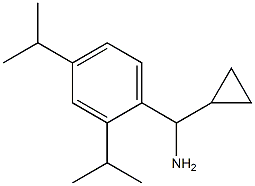 [2,4-bis(propan-2-yl)phenyl](cyclopropyl)methanamine Structure