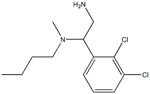 [2-amino-1-(2,3-dichlorophenyl)ethyl](butyl)methylamine 구조식 이미지