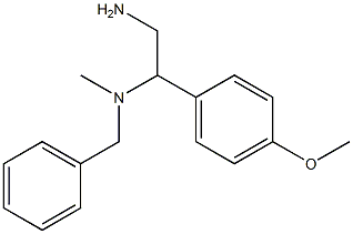 [2-amino-1-(4-methoxyphenyl)ethyl](benzyl)methylamine 구조식 이미지