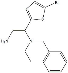 [2-amino-1-(5-bromothiophen-2-yl)ethyl](benzyl)ethylamine 구조식 이미지