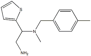 [2-amino-1-(thiophen-2-yl)ethyl](methyl)[(4-methylphenyl)methyl]amine 구조식 이미지