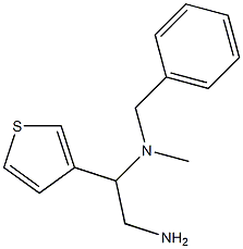 [2-amino-1-(thiophen-3-yl)ethyl](benzyl)methylamine 구조식 이미지