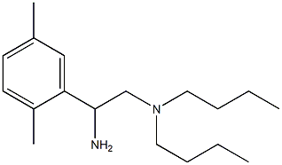 [2-amino-2-(2,5-dimethylphenyl)ethyl]dibutylamine Structure