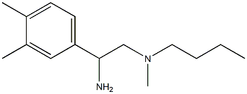 [2-amino-2-(3,4-dimethylphenyl)ethyl](butyl)methylamine Structure