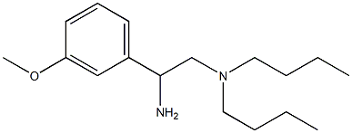 [2-amino-2-(3-methoxyphenyl)ethyl]dibutylamine 구조식 이미지