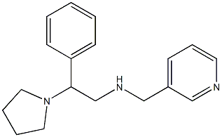 [2-phenyl-2-(pyrrolidin-1-yl)ethyl](pyridin-3-ylmethyl)amine 구조식 이미지