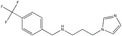 [3-(1H-imidazol-1-yl)propyl]({[4-(trifluoromethyl)phenyl]methyl})amine 구조식 이미지