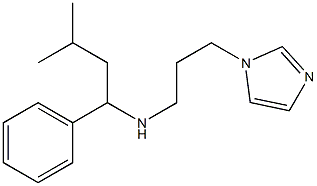 [3-(1H-imidazol-1-yl)propyl](3-methyl-1-phenylbutyl)amine 구조식 이미지