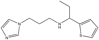 [3-(1H-imidazol-1-yl)propyl][1-(thiophen-2-yl)propyl]amine 구조식 이미지