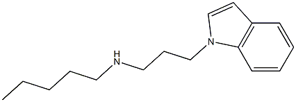 [3-(1H-indol-1-yl)propyl](pentyl)amine Structure