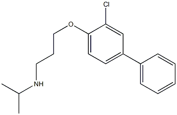 [3-(2-chloro-4-phenylphenoxy)propyl](propan-2-yl)amine Structure