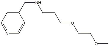 [3-(2-methoxyethoxy)propyl](pyridin-4-ylmethyl)amine 구조식 이미지